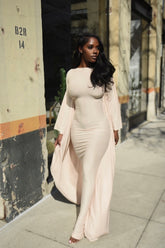 Embellish Dress (Sand)