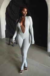 Lux V Neck Catsuit