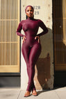 Plum Jumpsuit and Headband