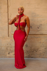 Allure Dress Red