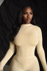 Lux Mock Neck Bodysuit
