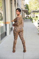 Leopard off the shoulder set