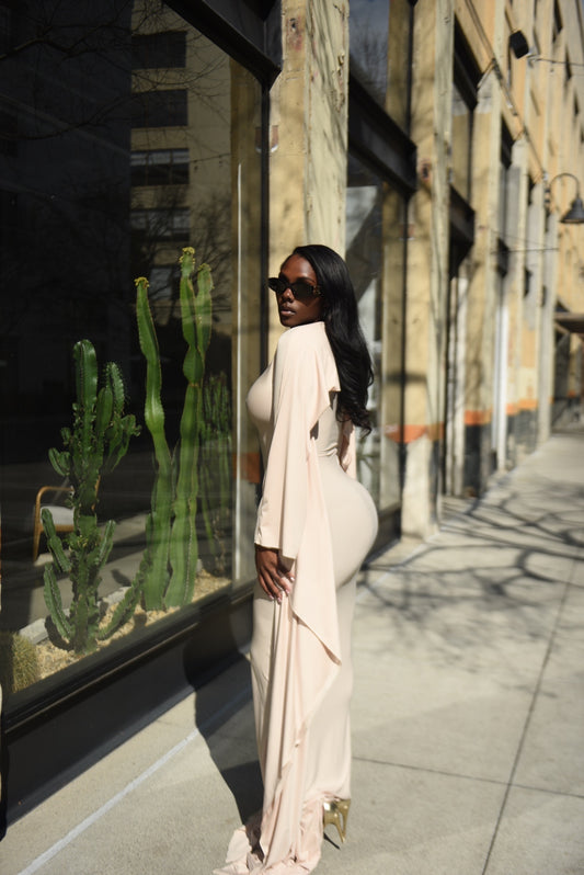 Embellish Dress (Sand)