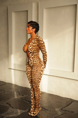 Lux Leopard Catsuit
