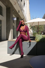 Plum Tie Set