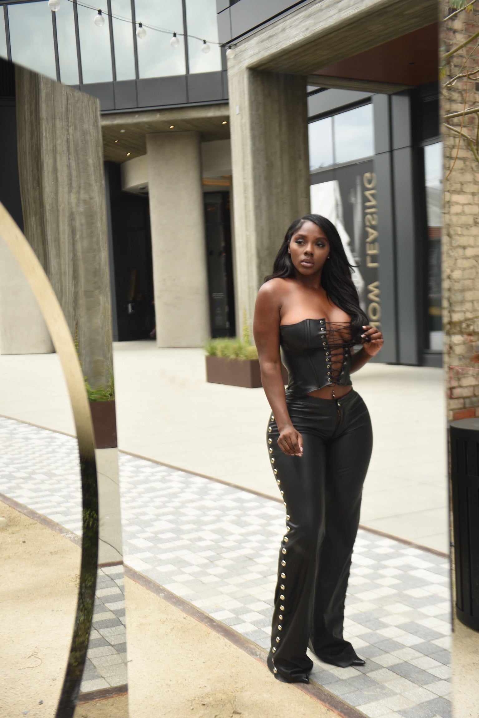 Lux Lace Up Bustier
