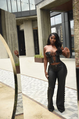 Lux Lace Up Bustier